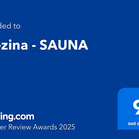 Brezina - Sauna 1 Holiday park Vlastejovice